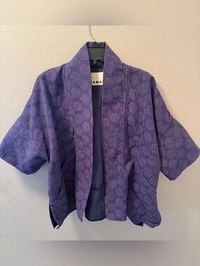 NAMAI Gita Jacket Kantha quilt Indigo Dyed Reversible